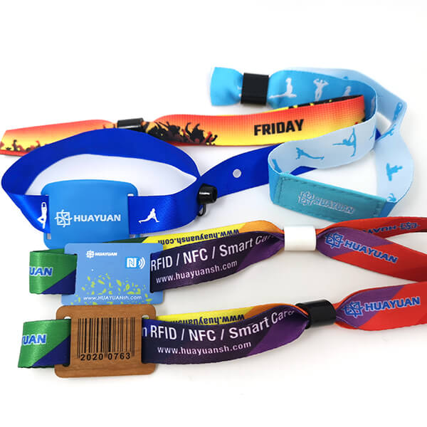 HUAYUAN RFID Fabric Wristbands for Events