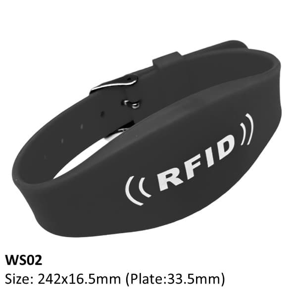 Silicone RFID Wristband WS02