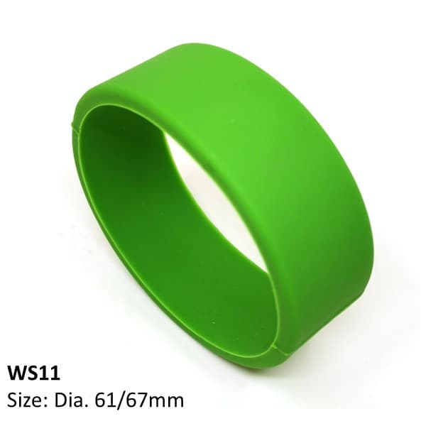 Simple Durable Silicone Rubber RFID Wristband WS11