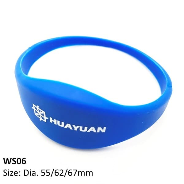 Slim RFID Silicone Wristband WS06