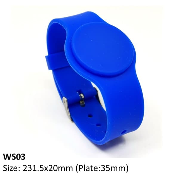Watch Type Silicone RFID Wristband WS03